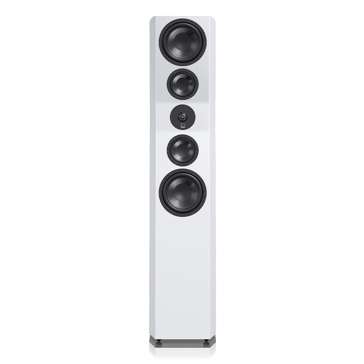 SVS Ultra Evolution Titan 3 Way Tower Speakers with Quad 6.5 Inch Woofers - Pair (Piano Gloss White)