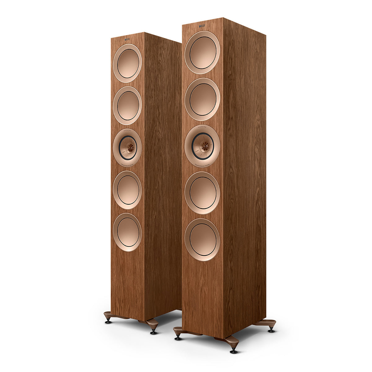 KEF R11 Meta Floorstanding Speaker - Each (Walnut)
