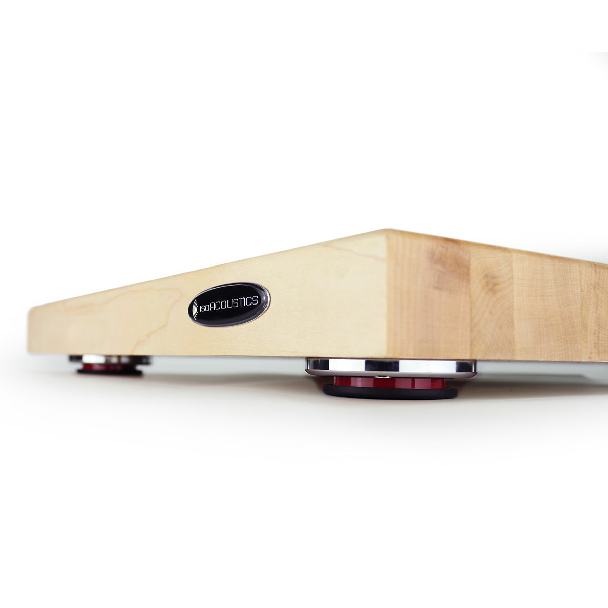 IsoAcoustics Delos 18" x 15" Turntable Isolation Platform (Maple)