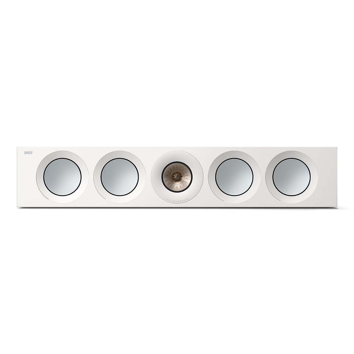 KEF Reference 4 Meta Center Channel Speaker (High-Gloss White/Champagne)