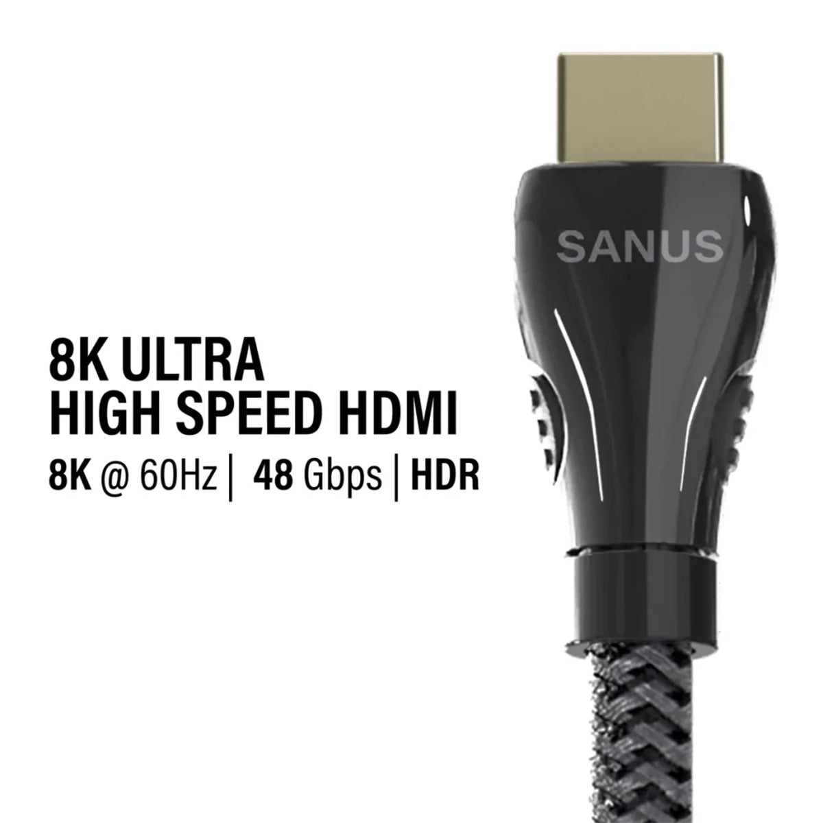 Sanus Ultra High Speed 8K HDMI 2.1 Cable - 6.56 ft. (2m)