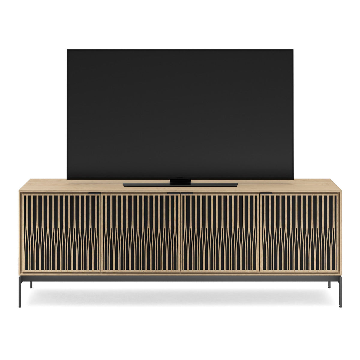 BDI Elements 8709 Tune Media Cabinet with Console Base (Washed Oak)