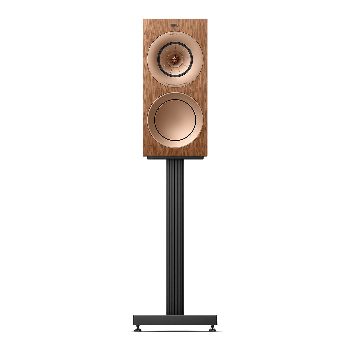KEF R3 Meta Bookshelf Speaker - Pair (Walnut)