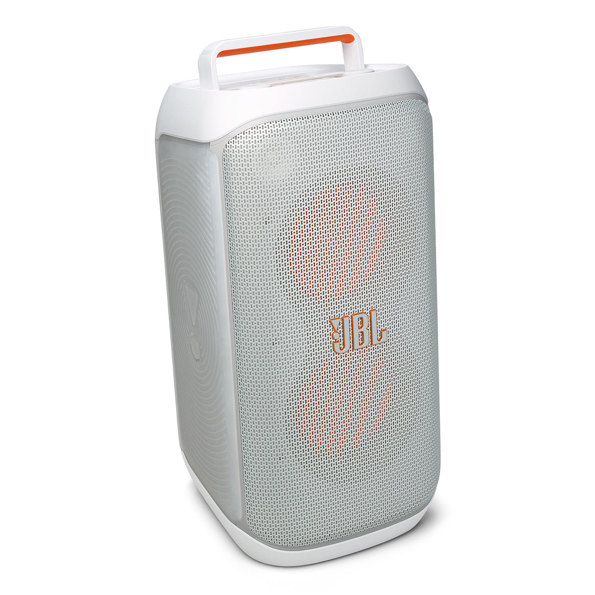 JBL PartyBox Club 120 Portable Party Speaker with Wireless Two Microphone System (White)
