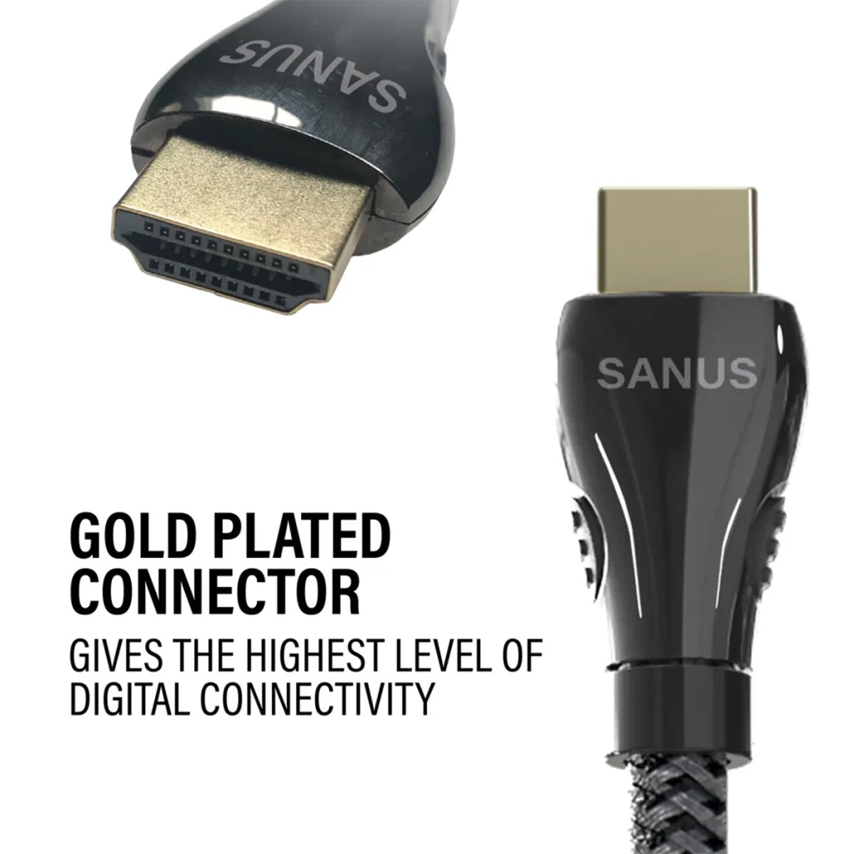 Sanus Ultra High Speed 8K HDMI 2.1 Cable - 6.56 ft. (2m)