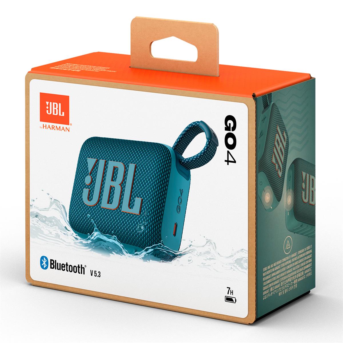 JBL Go 4 Ultra Portable Bluetooth Speaker Bundle with gSport Case (Blue)