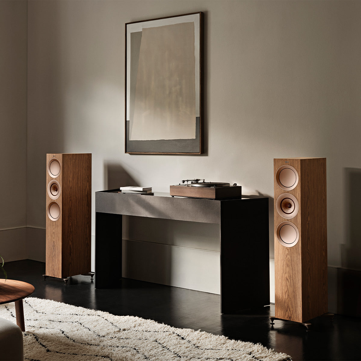 KEF R7 Meta Floorstanding Speaker - Pair (Walnut)