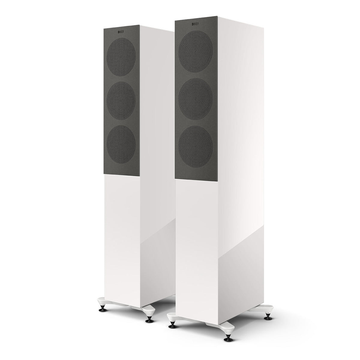 KEF R5 Meta Floorstanding Speaker - Each (Gloss White)