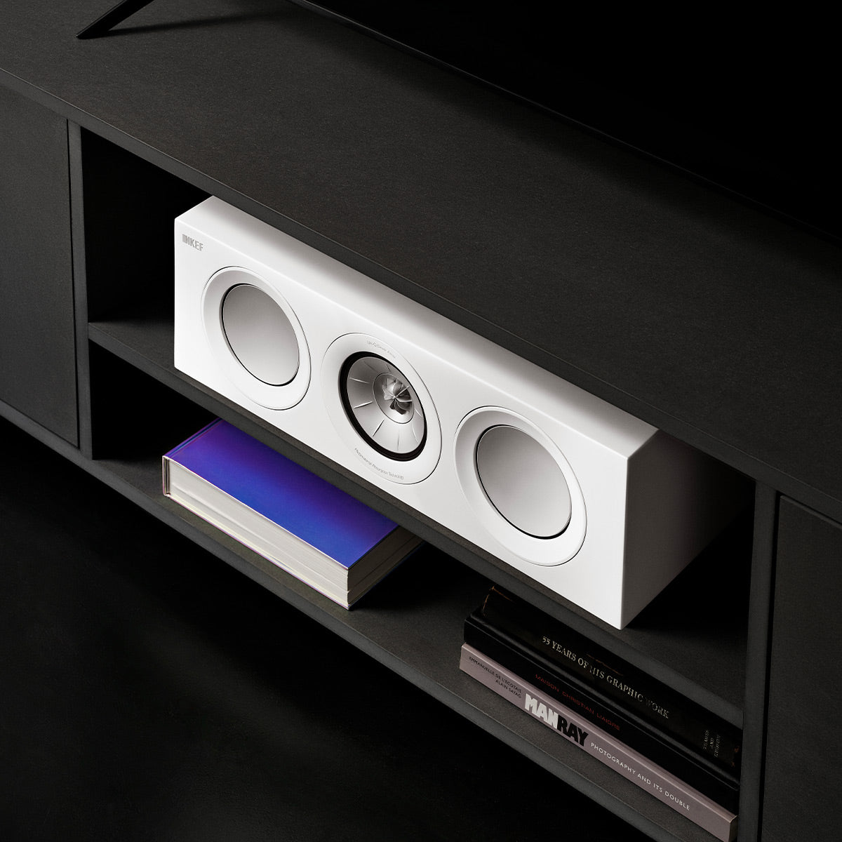 KEF R2 Meta Center Channel Speaker (Gloss White)