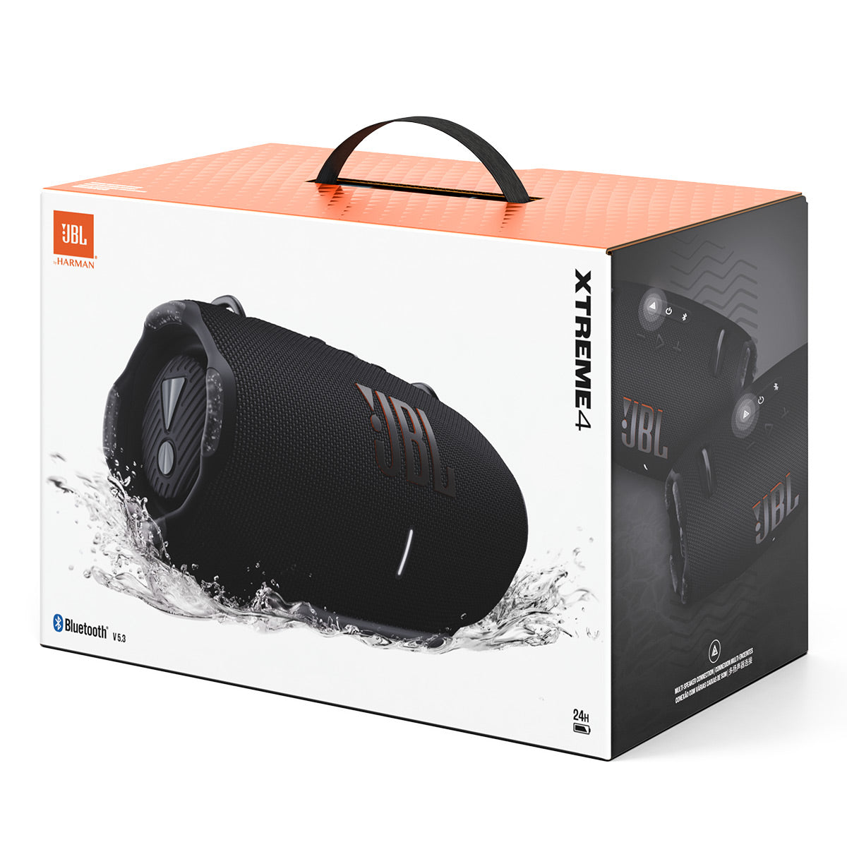 JBL Xtreme 4 Bluetooth Speaker with gSport Silicone Sleeve (Black)