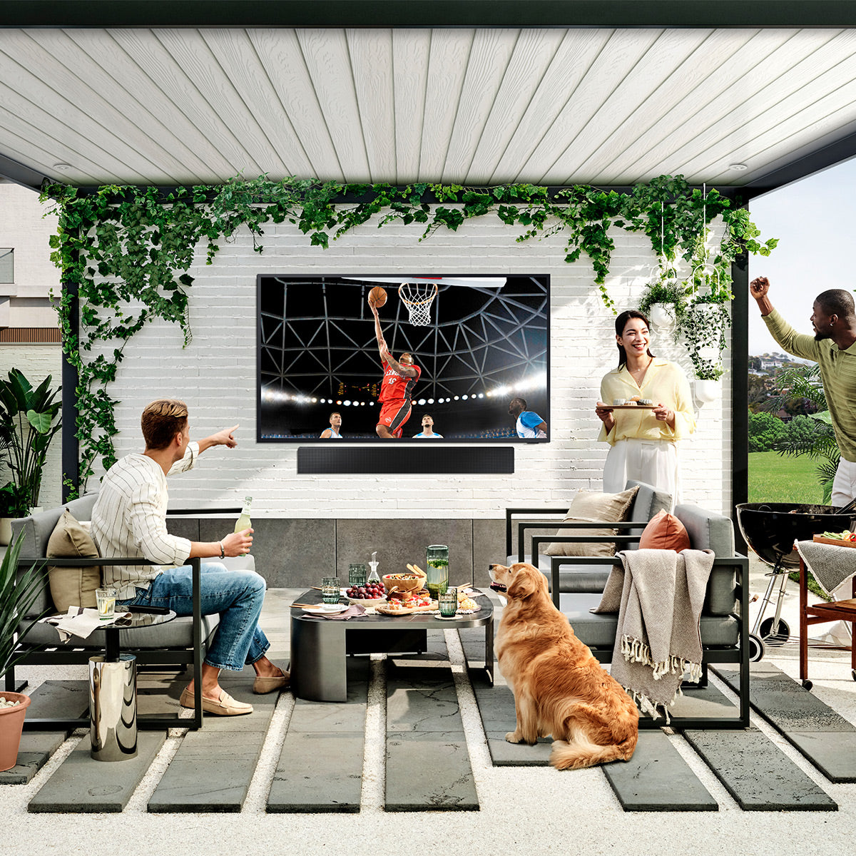 Samsung QN55LST7DA 55" 4K The Terrace Partial Sun QLED UHD Outdoor Smart TV (2024)