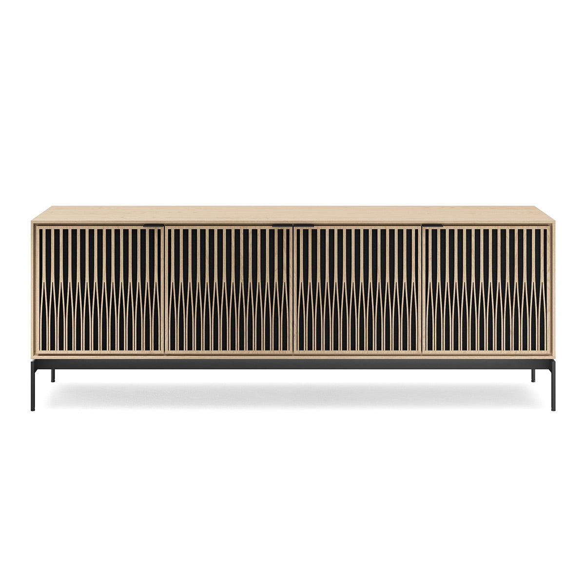BDI Elements 8709 Tune Media Cabinet with Console Base (Washed Oak)