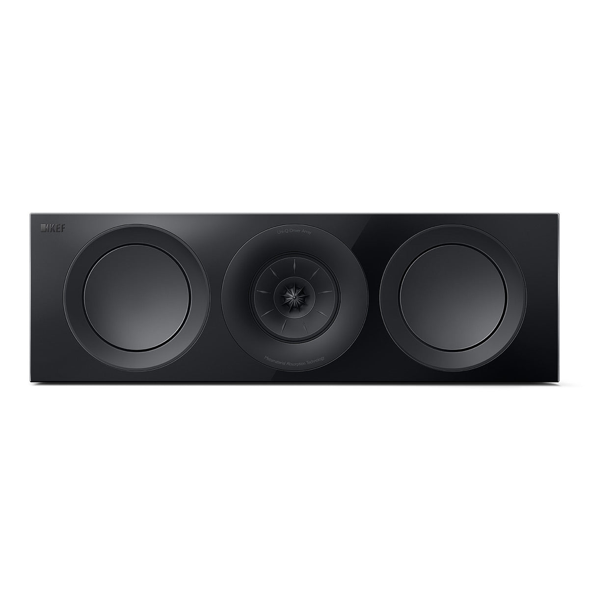 KEF R6 Meta Center Channel Speaker (Gloss Black)