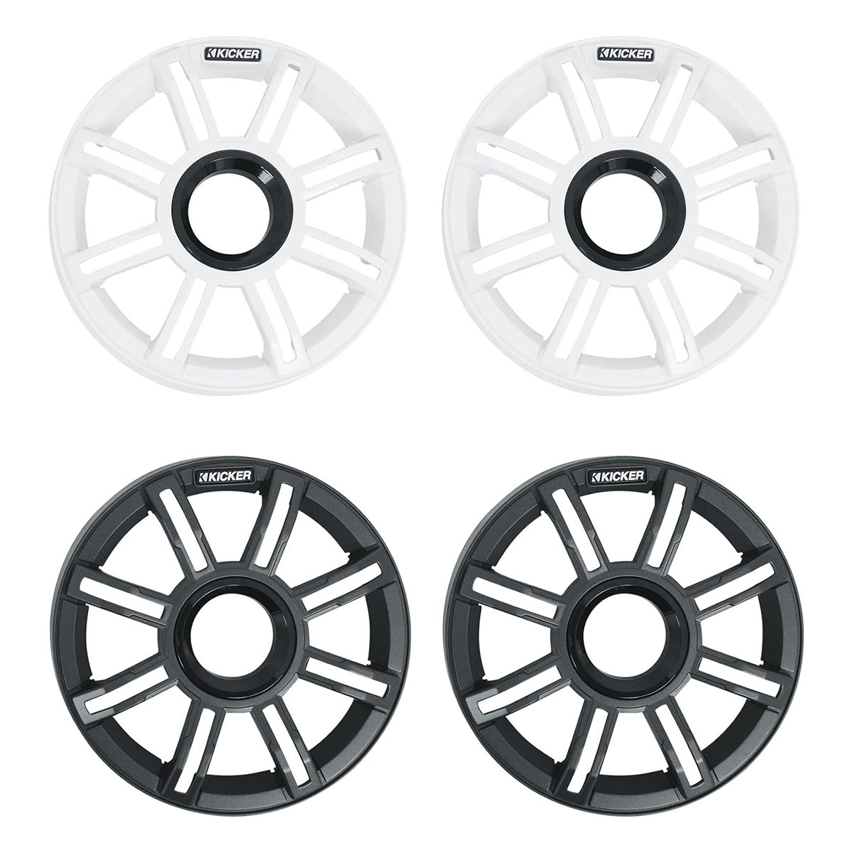Kicker MSS65 6.5" 4-Ohm Marine Component Speakers - Pair
