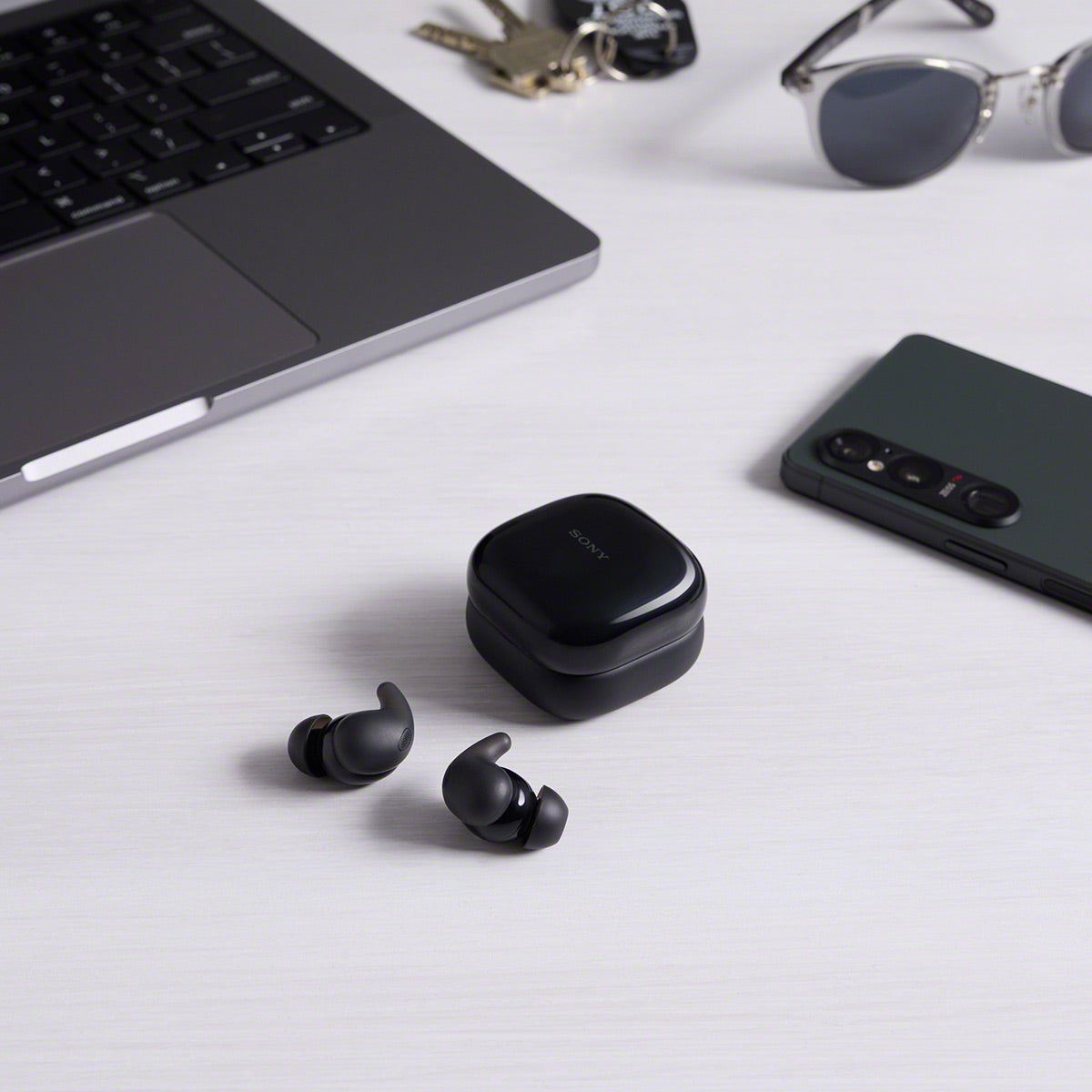 Sony Linkbuds Fit Truly Wireless Noise Cancelling Earbuds (Black)