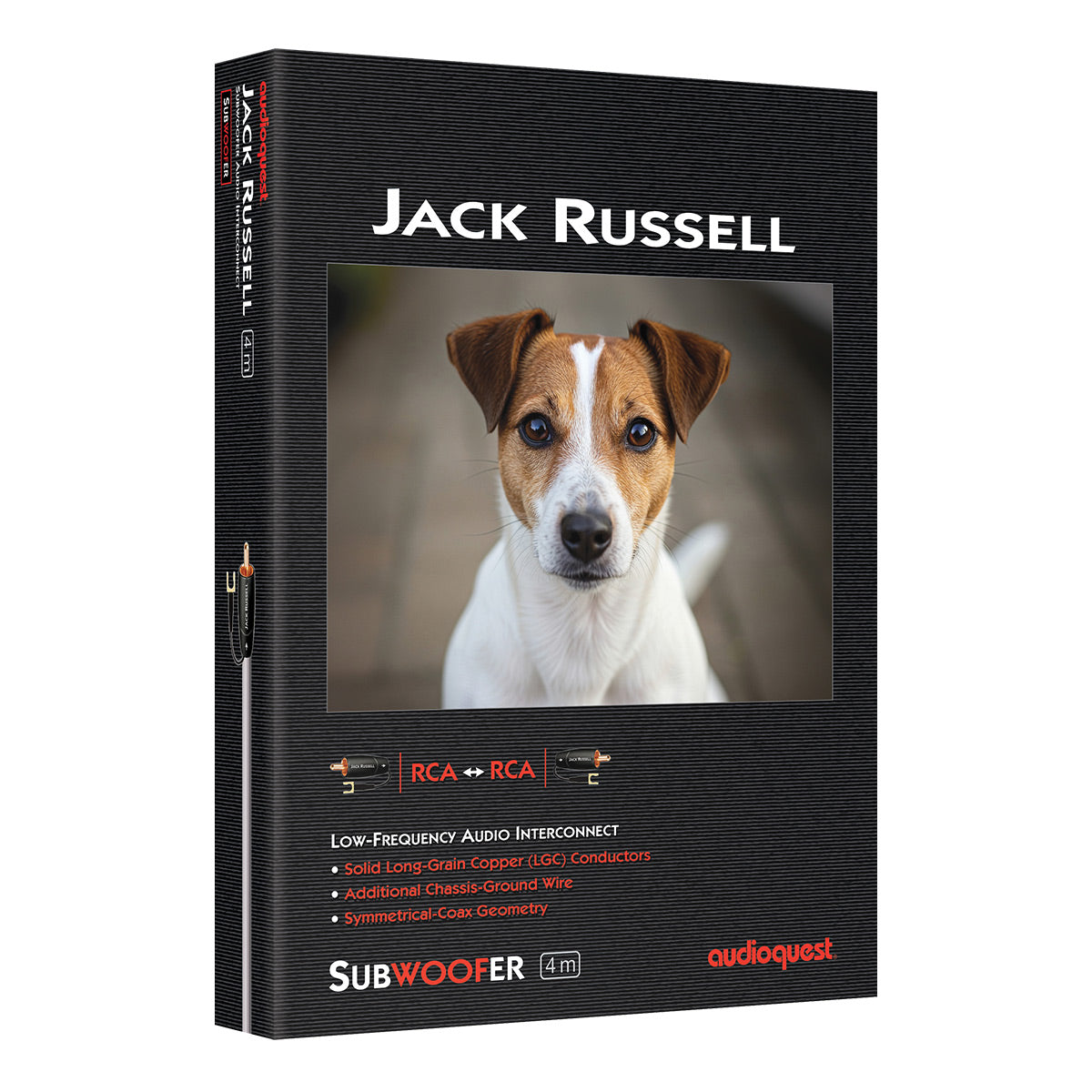 AudioQuest Jack Russell Subwoofer Cable - 13.12 ft. (4m)