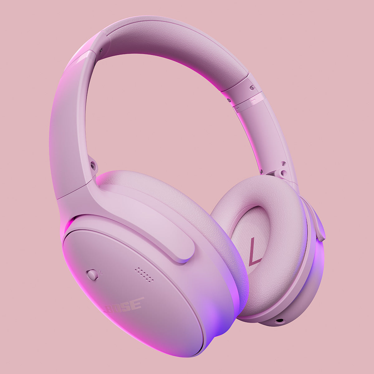 Bose QuietComfort Headphones with Active Noise Cancellation (Petal Pink)