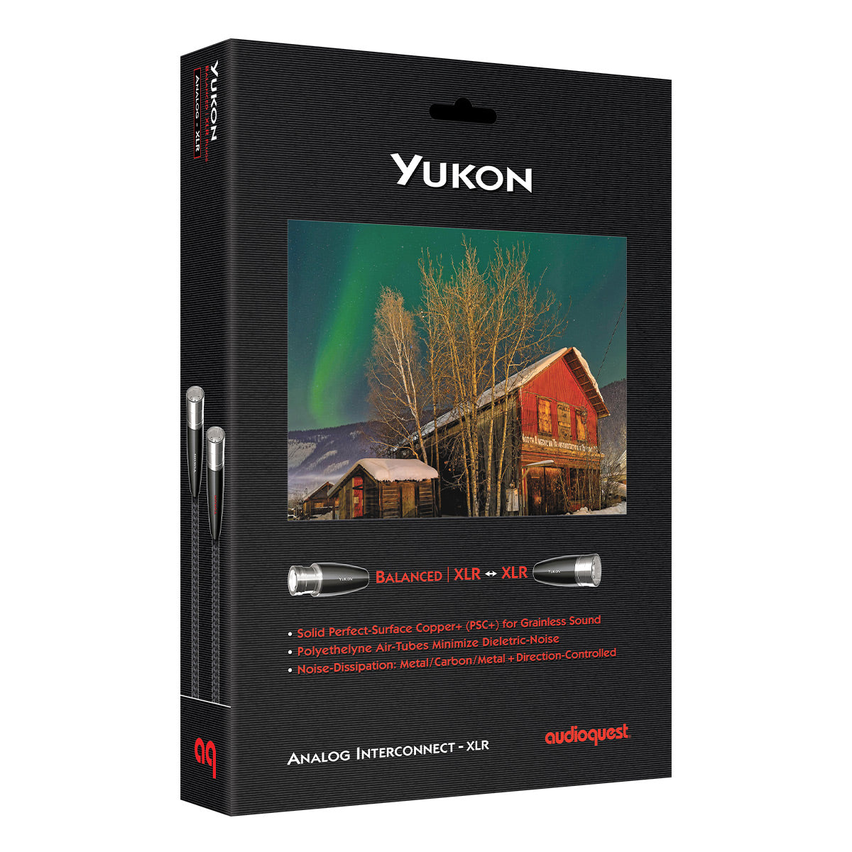 AudioQuest Yukon Male XLR to Female XLR Cables - Pair (3.28 ft.)