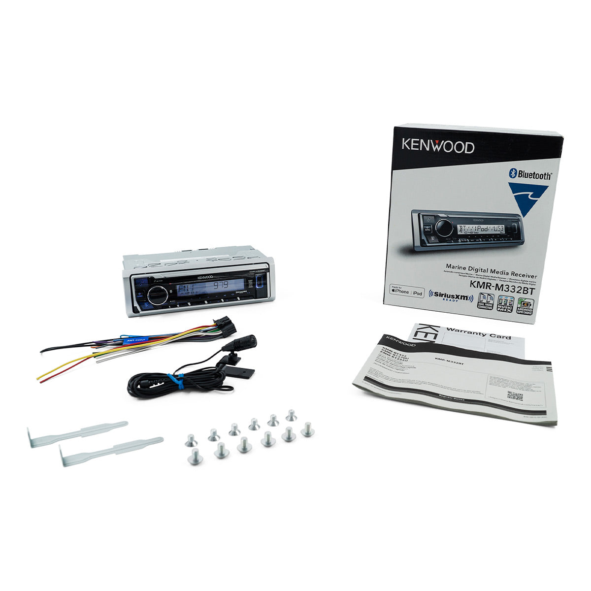 Kenwood KMR-M332BT Marine Digital Media Receiver with Bluetooth