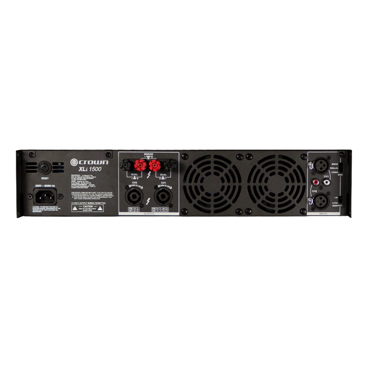 Crown XLi 1500 2 x 450W Power Amplifier