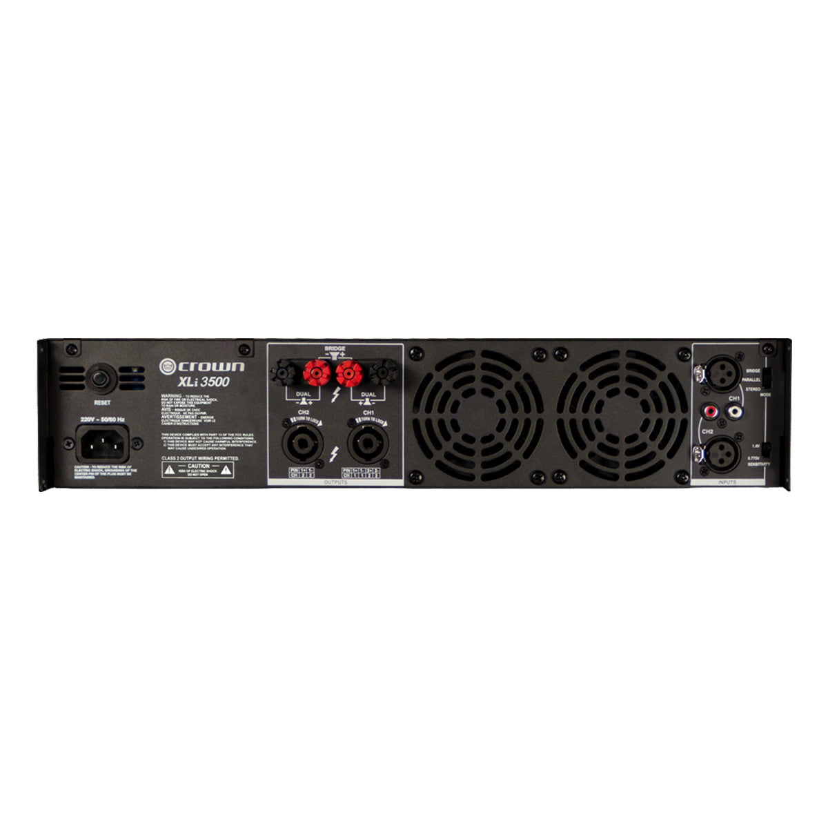 Crown XLi 3500 2 x 1350W Power Amplifier