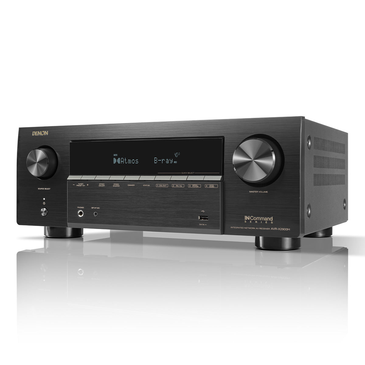 Denon AVR-X2900H 7.2 Channel 8K Home Theater Receiver with Dolby Atmos & HEOS Built-In