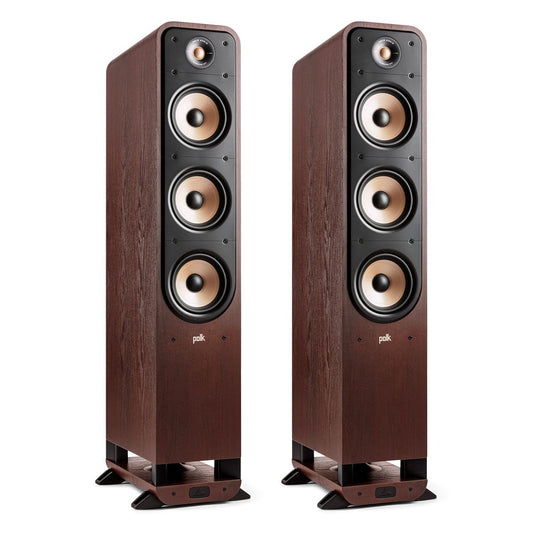 Polk Audio Signature Elite ES60 Hi-Fi Home Theater Floorstanding Speakers - Pair (Walnut)
