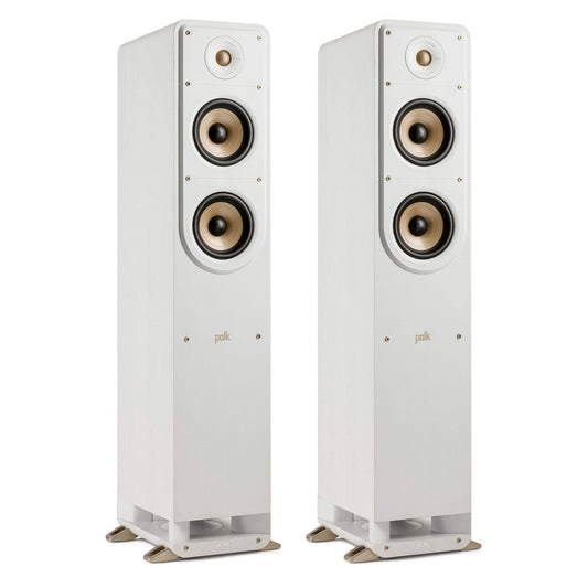 Polk Audio Signature Elite ES50 Hi-Fi Home Theater Floorstanding Speakers - Pair (White)