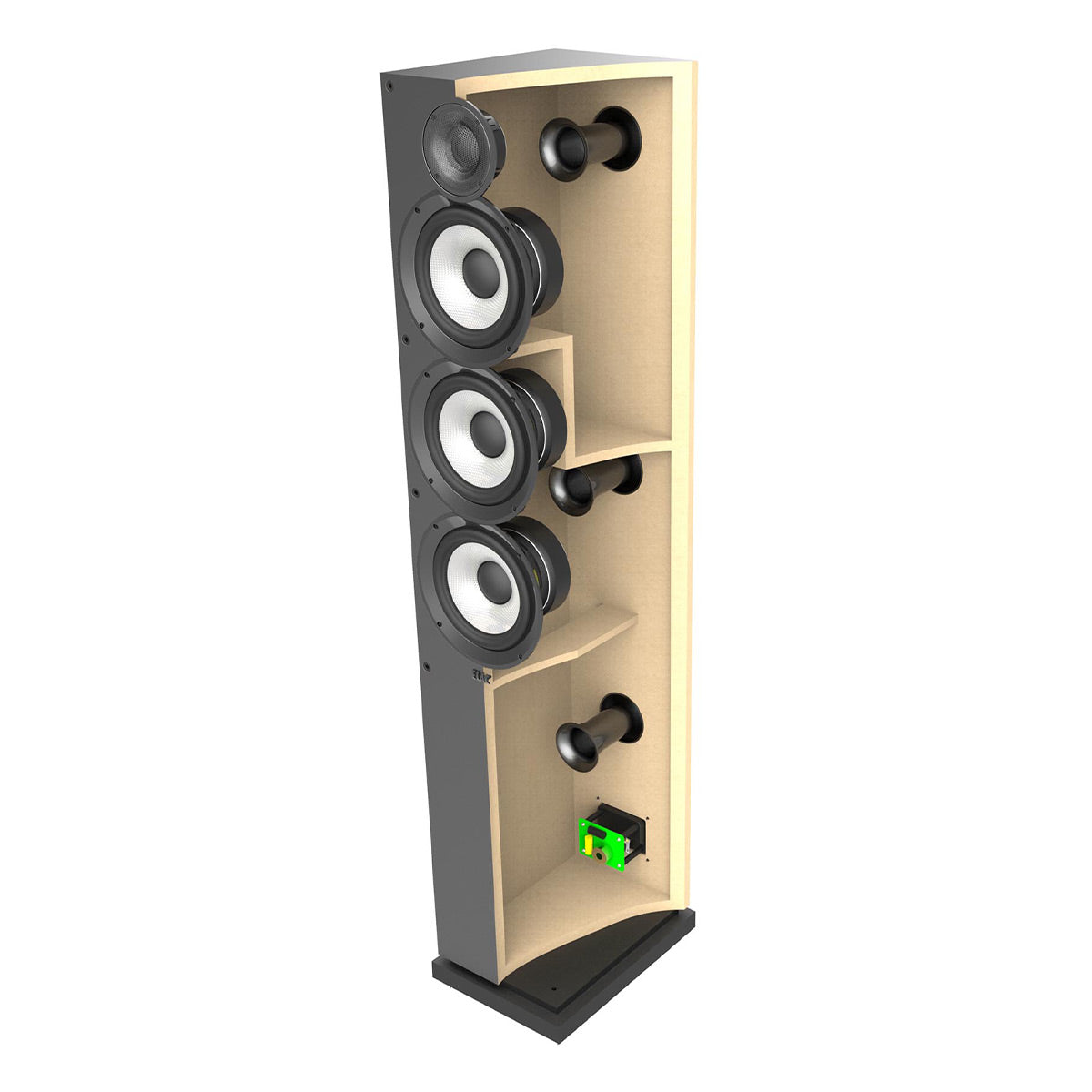 ELAC F6.2 Debut 2.0 Floorstanding Speaker - Pair (Black Ash Vinyl)