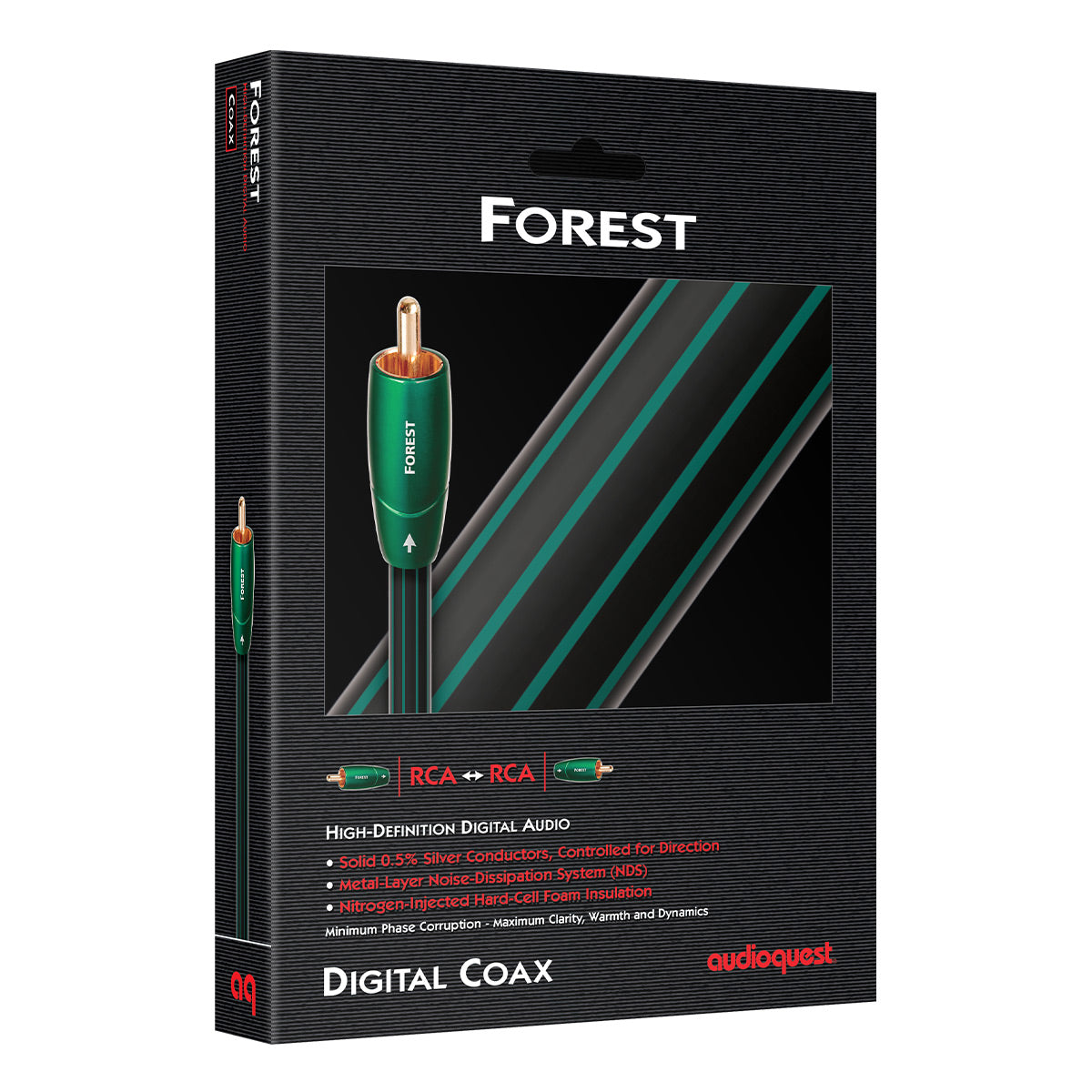 AudioQuest Forest Coaxial Digital Audio Cable - 2.46 ft. (.75m)