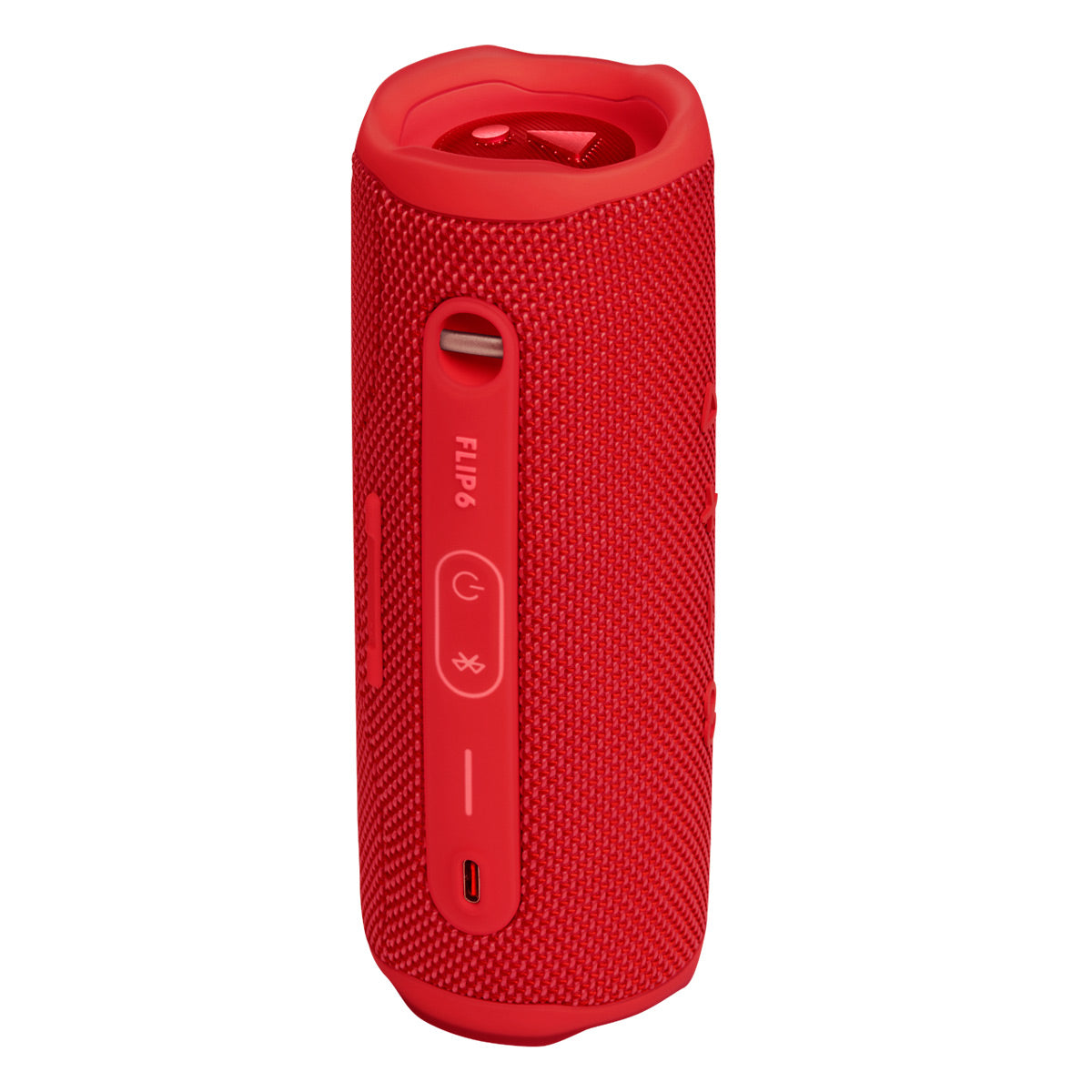 JBL Flip 6 Waterproof Portable Speaker with gSport Carbon Fiber Case (Red)