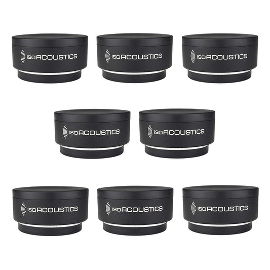 IsoAcoustics ISO-PUCK Isolator Feet for Studio Monitors and Speakers (8 Pack)