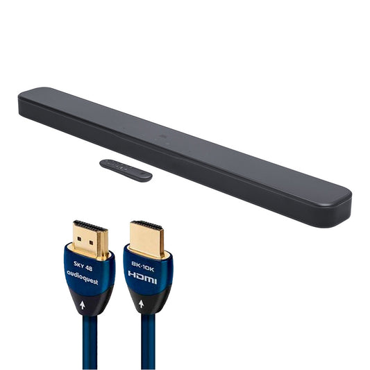 JBL BAR 300 MK2 5.0 Channel Soundbar with AudioQuest Sky 3m HDMI Cable