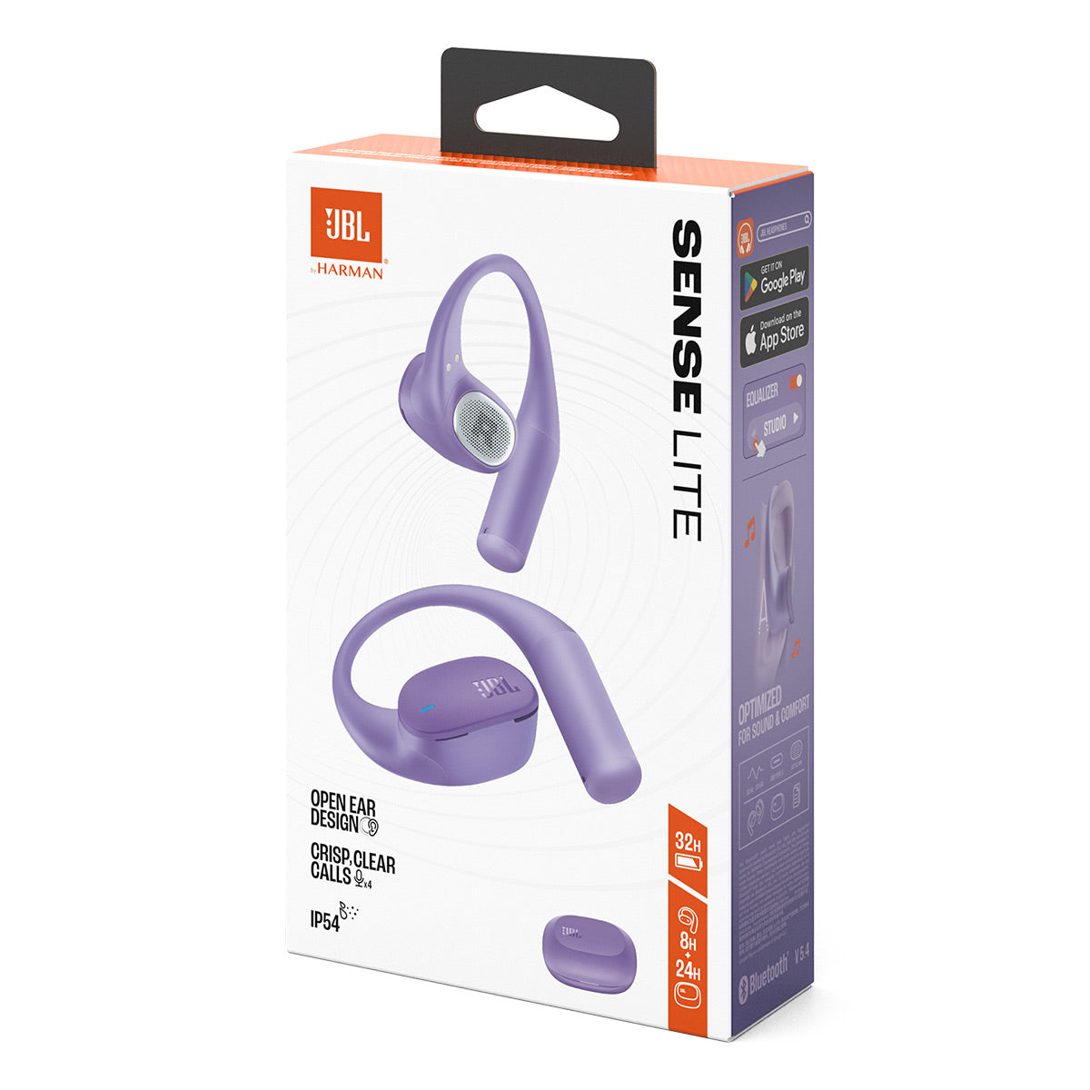 JBL Sense Lite Open-Ear True Wireless Earbuds (Purple)
