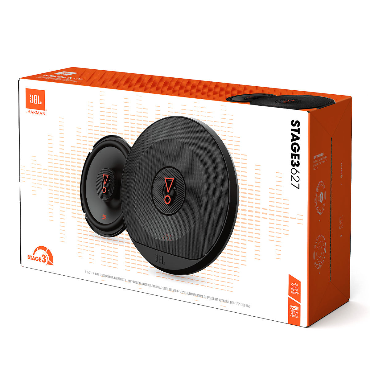 JBL Stage 3 627 6.5 Inch 2-Way Coaxial Speakers - Pair