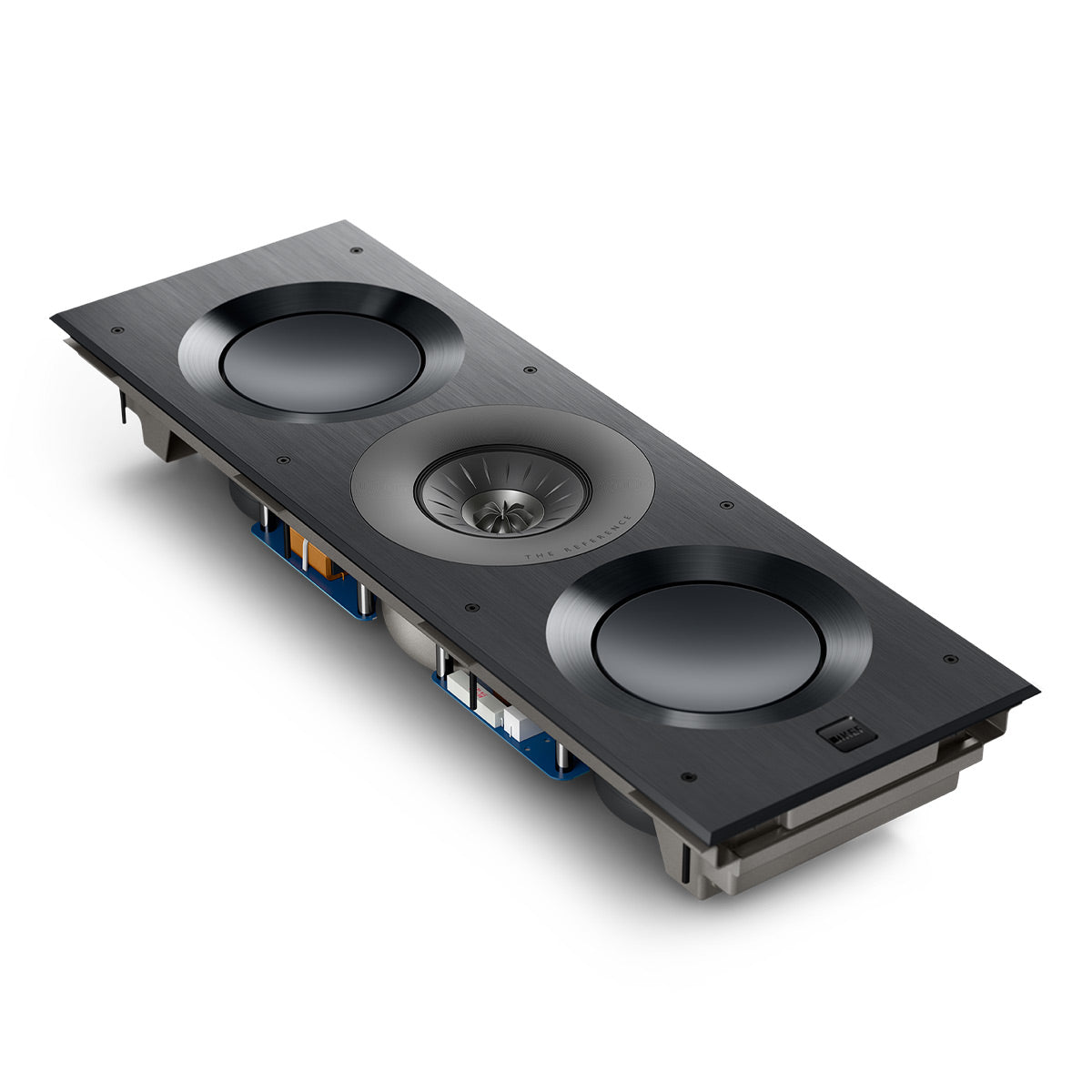 KEF Ci3160REFM-THX Reference Meta In-Wall Speaker (Gloss Black/Grey)