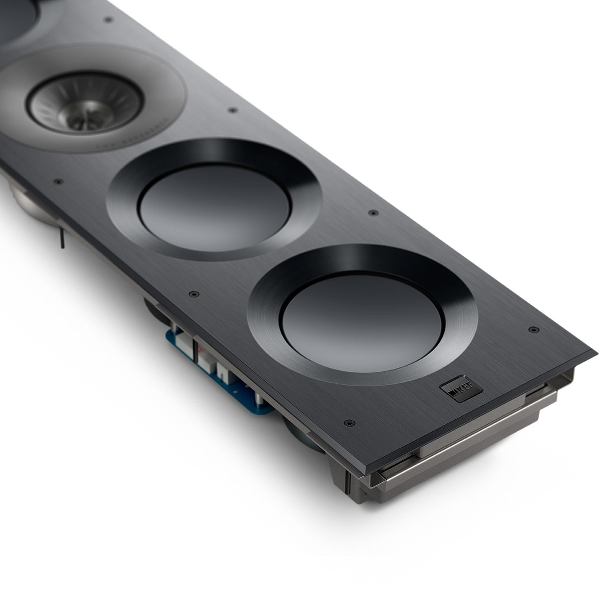 KEF Ci5160REFM-THX Reference Meta In-Wall Speaker (Gloss Black/Grey)