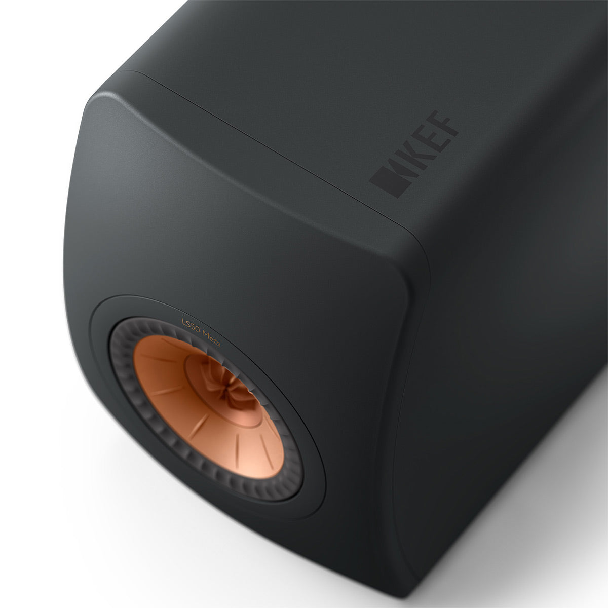 KEF LS50 Meta Monitor Bookshelf Speakers - Pair (Carbon Black)
