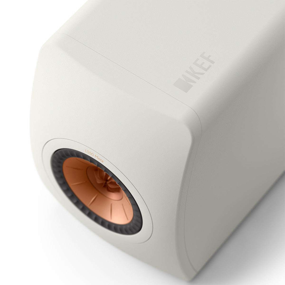 KEF LS50 Meta Monitor Bookshelf Speakers - Pair (Mineral White)