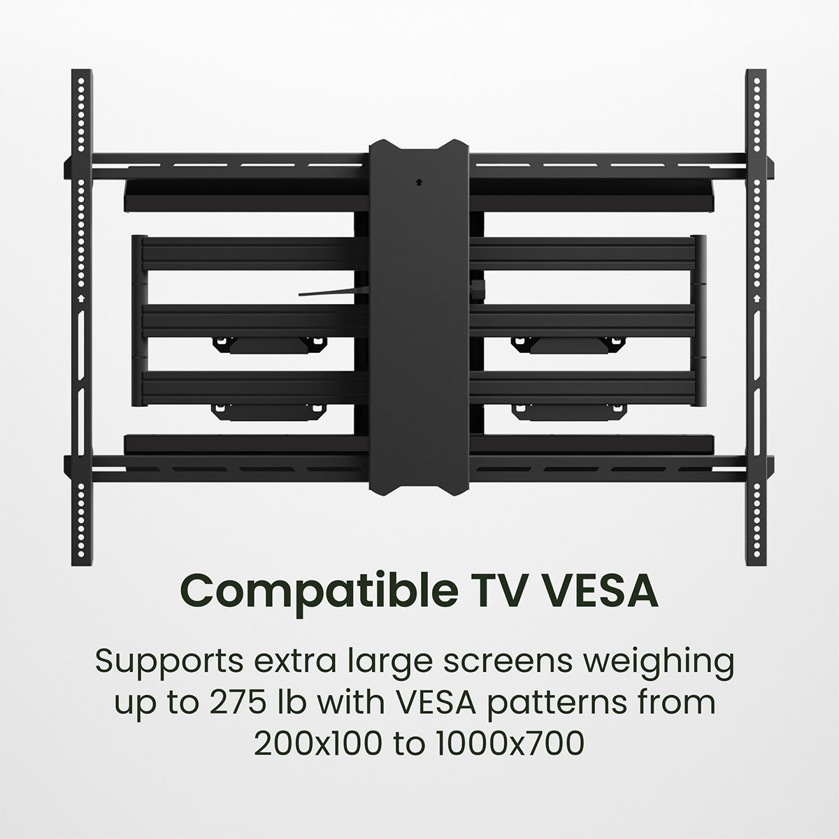 Kanto PMX900HD Pro Series Full Motion Articulating TV Wall Mount for 65” - 140” TVs