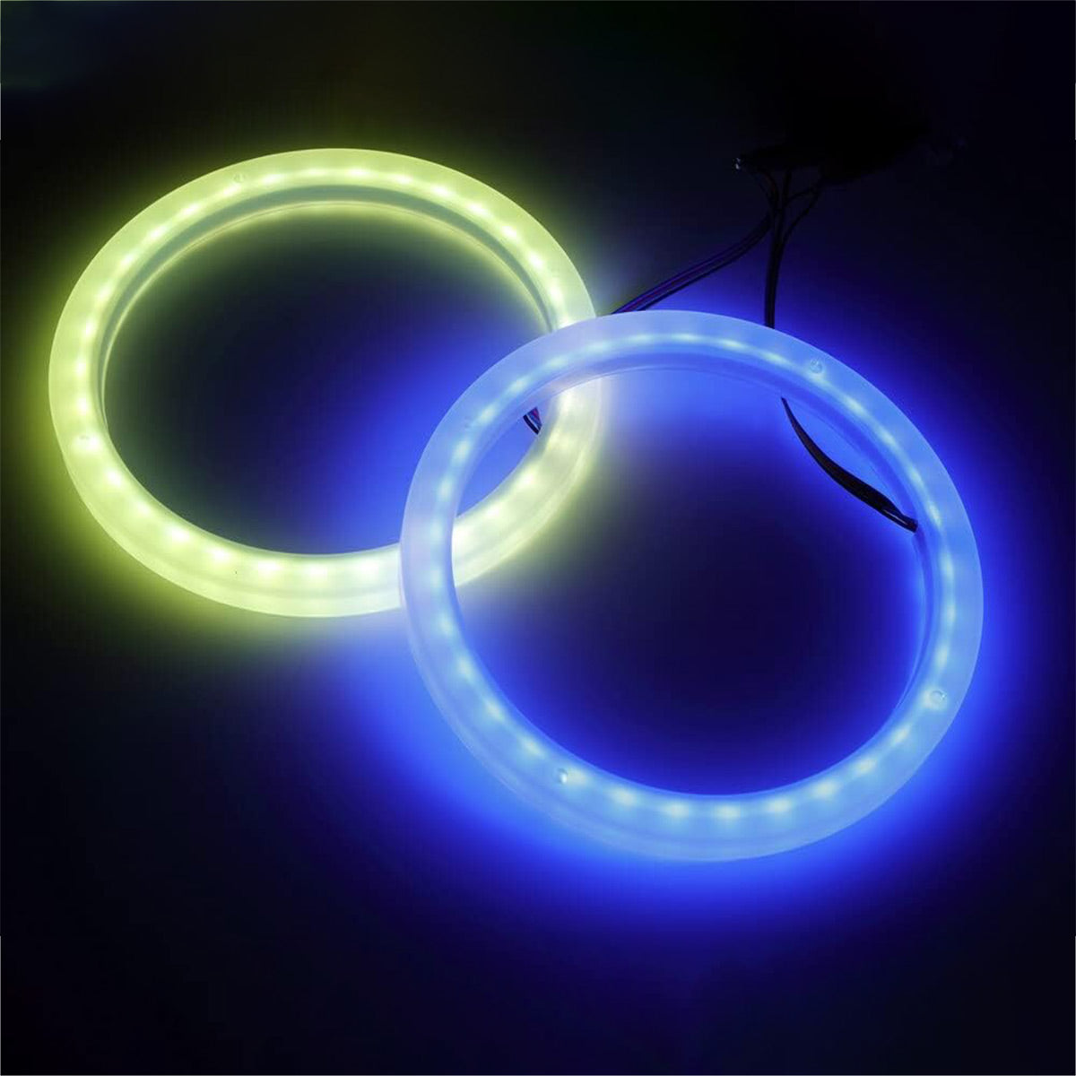 Kicker 47KLSR8 8" Marine-Grade LED Speaker Rings for KM8 Speakers - Pair