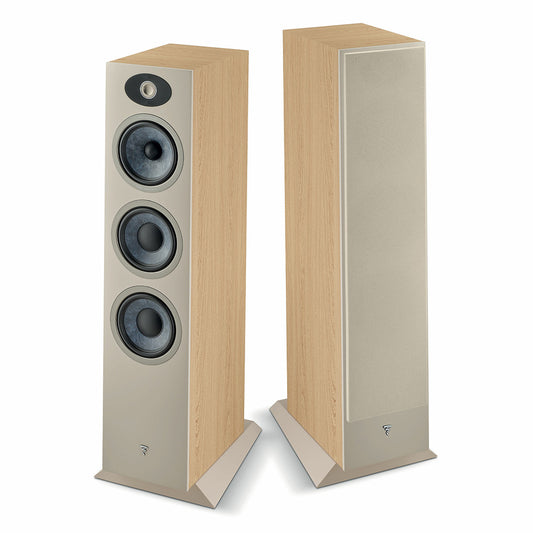 Focal Theva No.3 3-Way Bass-Reflex Floorstanding Loudspeakers - Pair (Light Wood)