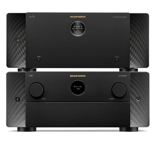 Marantz AMP 20 and AV 10 (13 Channel x 200 Watt) Home Theater System (Black)