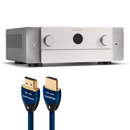 Marantz Cinema 50 9.4 Channel Receiver Bundle with AudioQuest SKY 3m HDMI Cable (Silver)