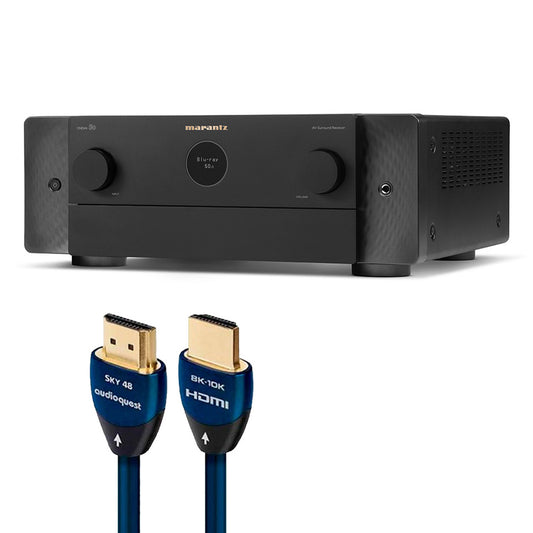 Marantz Cinema 50 9.4 Channel Receiver Bundle with AudioQuest SKY 3m HDMI Cable (Black)