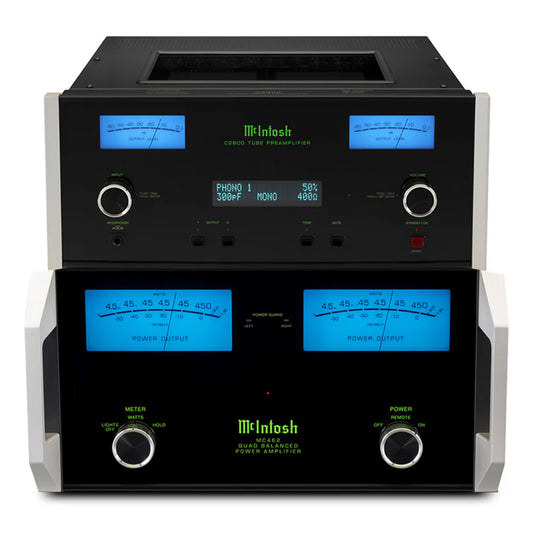 McIntosh C2800 Tube Preamplifier & MC462 2 Channel Amplifier Bundle