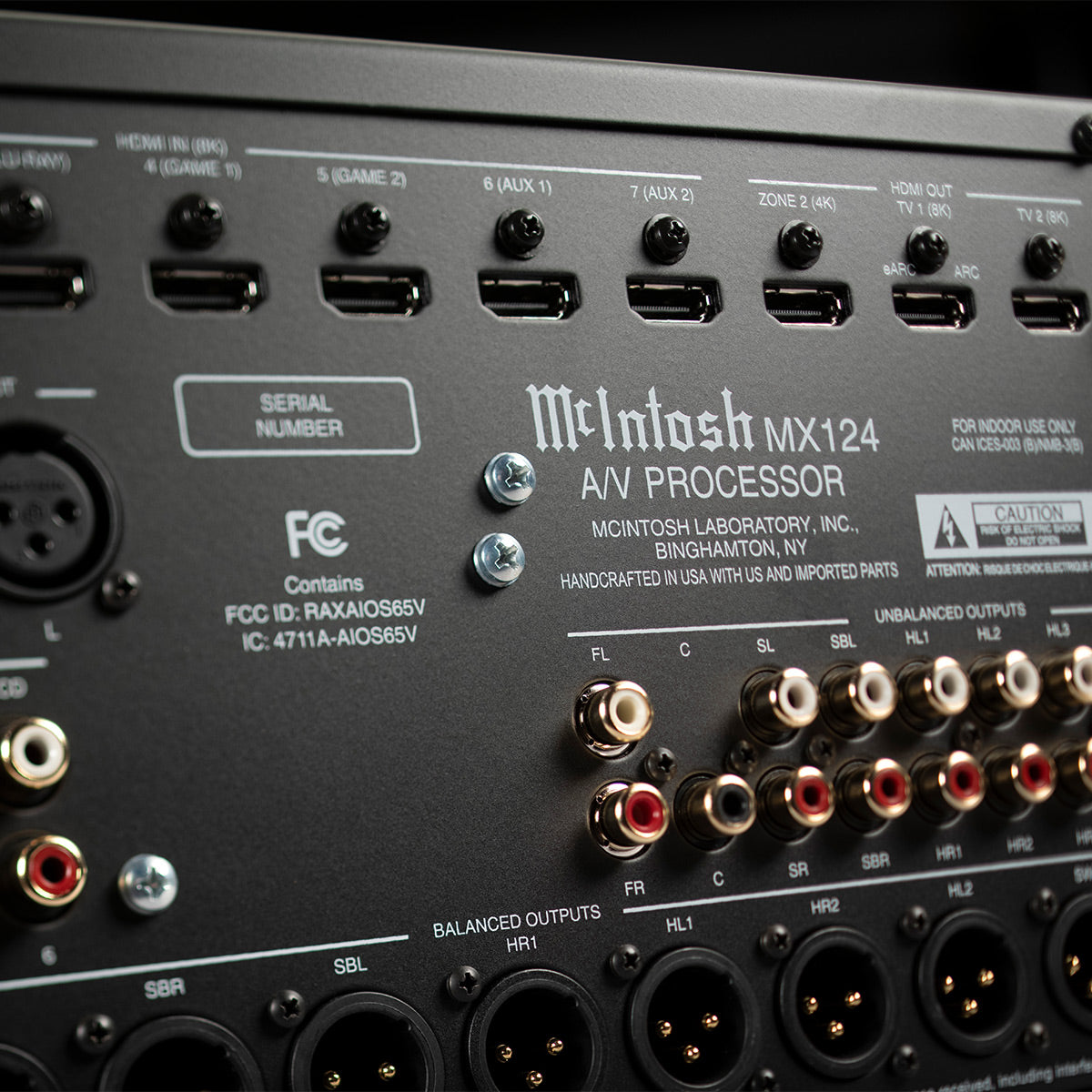 McIntosh MX124 13.4 Channel A/V Processor