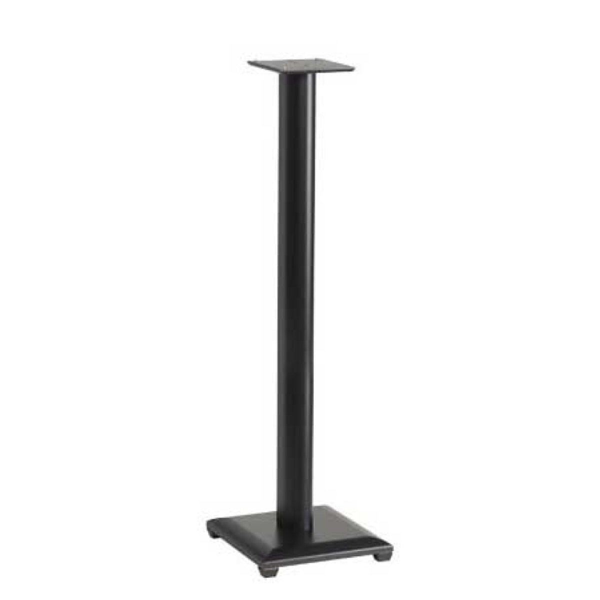 Sanus 36" Natural Series Wood Pillar Bookshelf Speaker Stands - Pair (Black)
