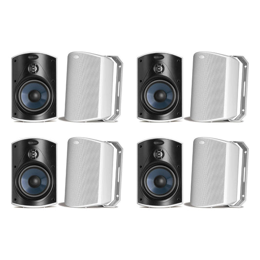 Polk Audio Atrium 4 All-Weather Outdoor Loudspeaker - 8 Pack (White)