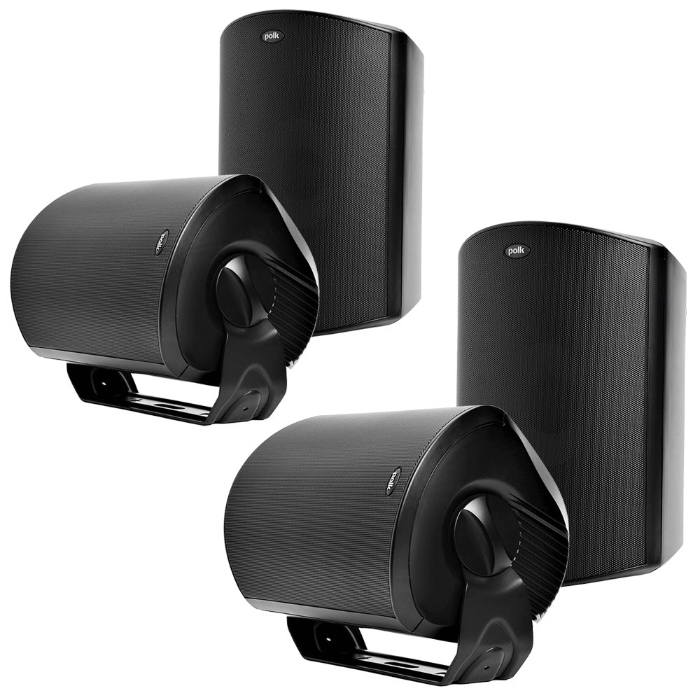 Polk Audio Atrium8 All Weather Outdoor Loudspeakers - 4 Pack (Black)